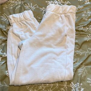 cream sweatpants